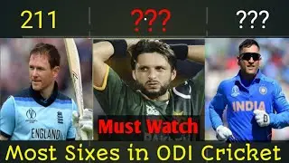 ODI ক্রিকেটে সবচেয়ে বেশি ছক্কা মেড়েছেন কে? আফ্রিদি vs ধোনি?  by Cricketian