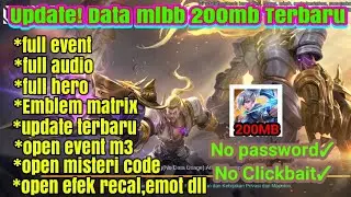 Data mlbb lite 200mb patch Terbaru No password | data mlbb lite | ml lite