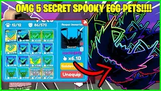 Rebirth Champions X - DO *NOT* EQUIP 5 SECRET SPOOKY PETS... OR THIS HAPPENS.... ROBLOX
