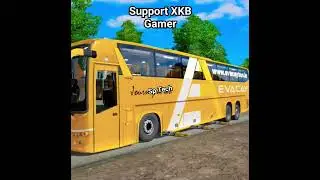EVACAY Scania Bus On Speedbreaker 😘😘🤣#shorts #viral @XKBGamer