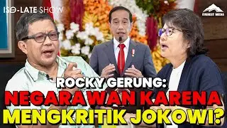 ROCKY GERUNG MENGKRITIK JOKOWI BURUK SEBAGAI KEPALA NEGARA! Iso-Late Show 