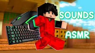 Solo bedwars with keyboard and mouse sounds (asmr) Hypixel