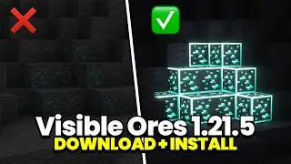Visible Ores Minecraft Texture Pack for 1.21.5 with download link