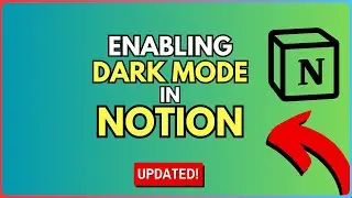 How to Enable Dark Mode in Notion a Quick Guide
