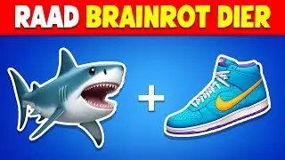Raad de ITALIAANSE BRAINROT-DIEREN afgebeeld in Emoji's | Tralalero Tralala, Bombardiro Crocodilo