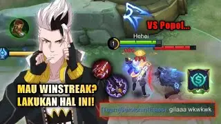 TUTORIAL WINSTREAK SOLO RANK! TIM LU FEEDER? KEBANTAI PARAH? NIH TIPSNYA! | TOP GLOBAL CLAUDE - MLBB