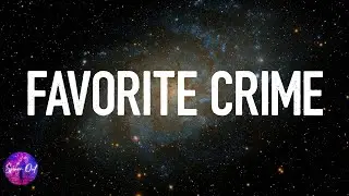 Olivia Rodrigo - favorite crime (Lyric video)