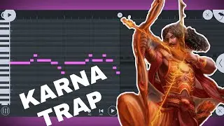 Karna Trap Beat in fl studio mobile how to make dark trap beat hard bass [Mobile Studio] 2021