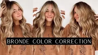 COLOR CORRECTION BRONDE HAIR || Lexi Dawn