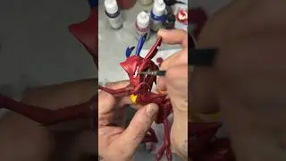 How to paint Mushu the Dragon from Disney Mulan