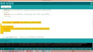 ESP8266 SPIFFS: Writing a file