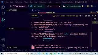 How to solve static declaration error in c | Error in c