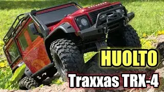 TRX-4  Rakentelu 1# HUOLTO ja puhetta Traxuista