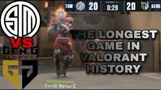 TSM vs Gen.G - Map 2 Highlights | INSANE MATCH!! The most round played in Valorant VCT