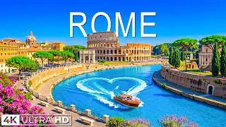 Rome 4K Drone Footage | Colosseum, Vatican City & Beautiful Italy City Views
