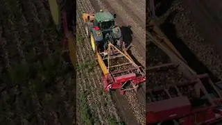 Harvesting Onions #johndeere #harvest #onions #shorts #farming #subscribe #drone #tractor #new #dji