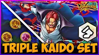Using Triple Kaido Set On New Kamusari Shanks | One Piece Bounty Rush