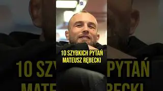 💬 TAK czy NIE? Mateusz RĘBECKI - najlepszy lekki w PL? Szczecin czy Miami? Walka z Gamerem? #shorts
