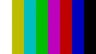 PAL EBU Color Bars and Tone (Darker Version)