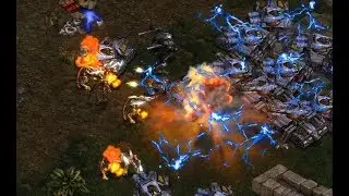 EPIC - Flash (T) v Light (P) on Fighting Spirit- Brood War REMASTERED 2019
