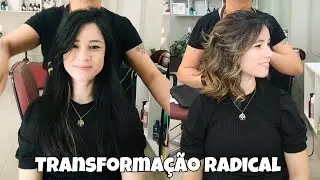 TRANSFORMAÇÃO RADICAL | FIQUEI LOIRA 😱