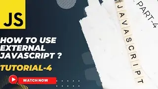 How To Use External JavaScript ?