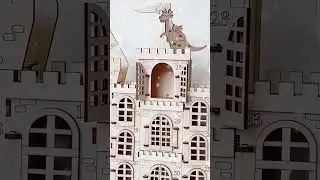 Деревянный адвент-календарь "Замок Дракона" Robokub
