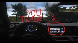 Watching YouTube videos in my car in Assetto corsa - Photo realistic mod