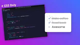 How To Make A Checklist Animation CSS ONLY IN 10 MINUTES!
