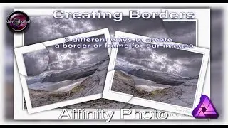 3 simple ways to add a border to our image Affinity Photo
