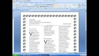 MS WORD - Drop Caps and Borders