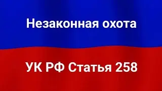 Незаконная охота.