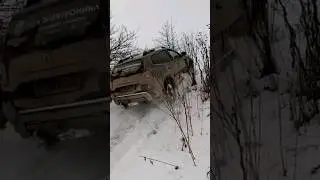 Нива или Дастер? Крутой снежный подъем #offroad #4x4 #duster2021