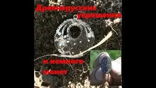Древнерусские украшения и немного монет.