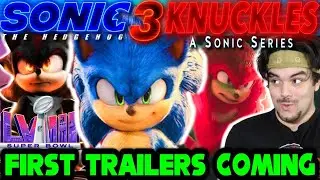 First Sonic Movie 3 & Knuckles TV Series Trailers Coming During Super Bowl!? - What To Expect!