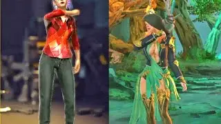 Free Fire emote vs Darkness Rises emote challenge.