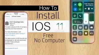 How To Install iOS 11 Beta 1 FREE No Computer