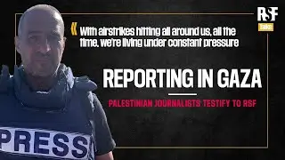 Reporting in Gaza: Adel Al Zaanoon, correspondent for AFP, tells RSF about his daily reality of fear