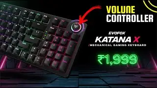 Best Gaming Mechanical Keyboard Under Rs 1999 With RGB Volume Control Wheel🔥