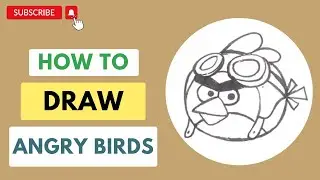 HOW TO DRAW ANGRY BIRDS - BEGINNER FRIENDLY DRAWING LESSON