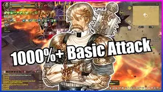1000%+ Basic Attack! The Strongest Magic Chaplain Auto-Attack Build! / Tree of Savior