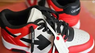 2024 OFF WHITE "Out Of Office" Sneaker Jordan 1 Chicago Color way