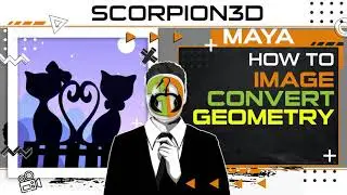 MAYA HOW TO CONVERT TEXTURE TO GEOMETRY
