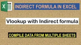 Vlookup with Indirect formula in Excel