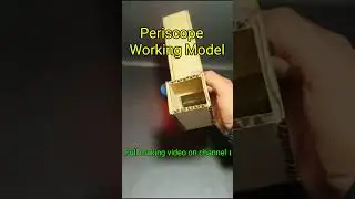 Periscope science project working model 