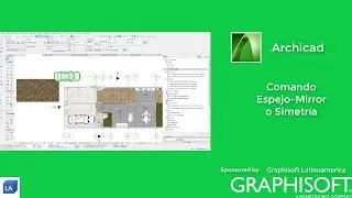 ARCHICAD BASICO COMANDO ESPEJO MIRROR SIMETRIA 
