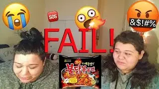 Spicy Noodle Challenge ft Sister || Jasmin Vega