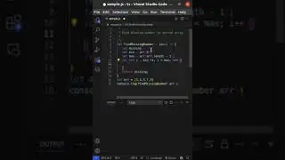 Find the missing number in given sorted array, interview question javascript #coding #short #array