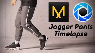 Jogger Pants Timelapse (Marvelous Designer + Keyshot)