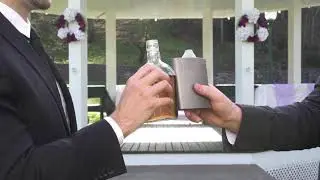 A Groomsmen's Best Friend: the Vargo Titanium Funnel Flask